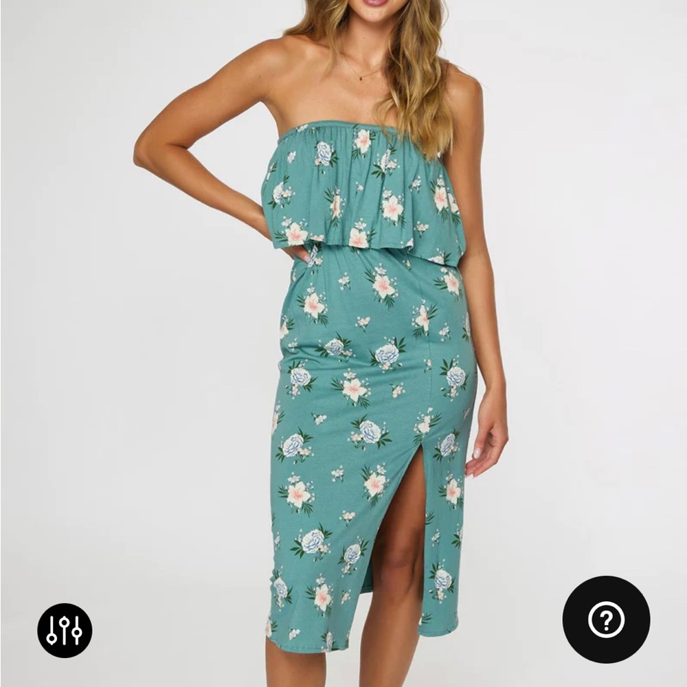 O’Neil tube top strapless midi dress